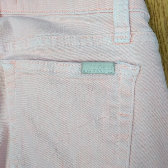 Joe's Jeans Straight Ankle Coral Mist pink crop 25 - Picture 4 of 7